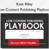 Low Content Publishing Playbook