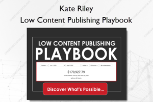 Low Content Publishing Playbook