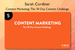 Content Marketing: The 30 Day Content Challenge