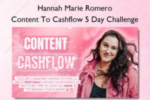 Content To Cashflow 5 Day Challenge