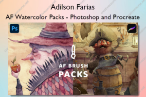 AF Watercolor Packs – Photoshop and Procreate – Adilson Farias