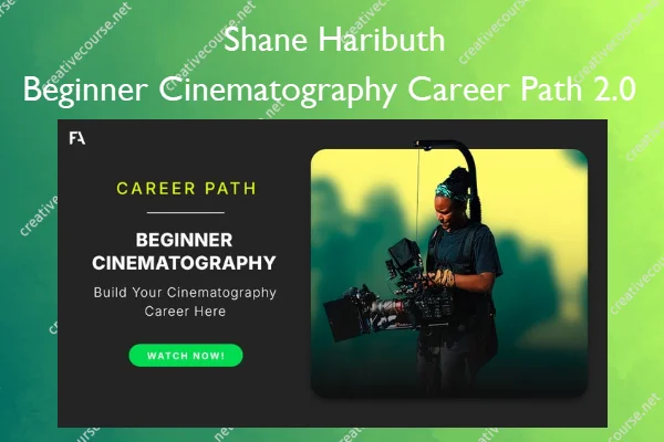 Beginner Cinematography Career Path 2.0 – Shane Haributh
