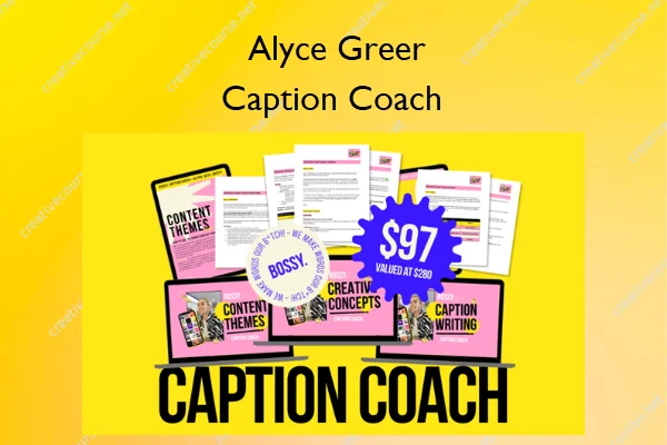 Caption Coach – Alyce Greer