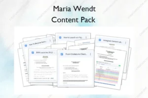 Content Pack – Maria Wendt